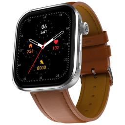 Noise ColorFit Pro 5 Max 1.96" AMOLED Display Smart Watch, Silver Brown