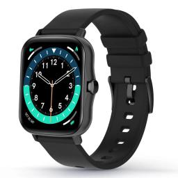 Pebble Cosmos Pro 1.7" LCD Display Smart Watch,Space Black