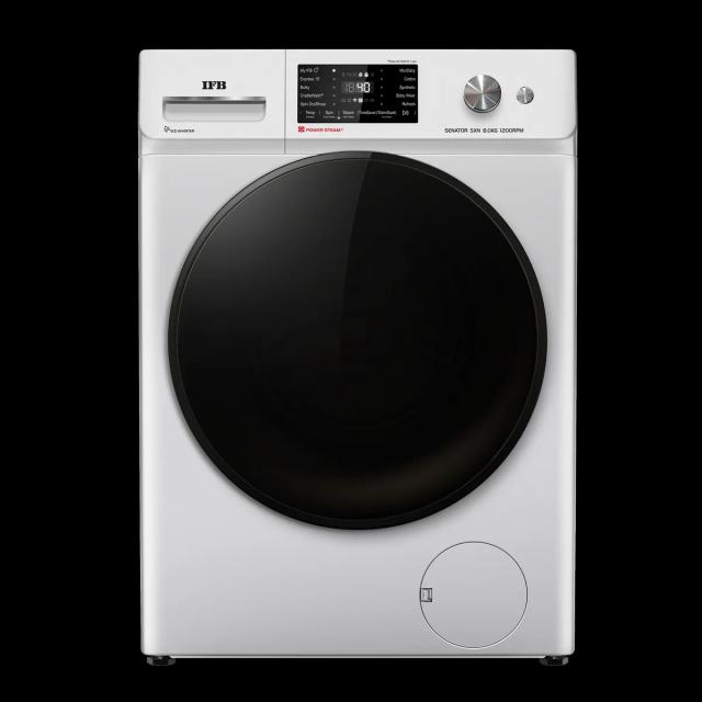 IFB 8 Kg Fully Automatic Front Load Washing Machine Senator SXN 8012K Rich Silver