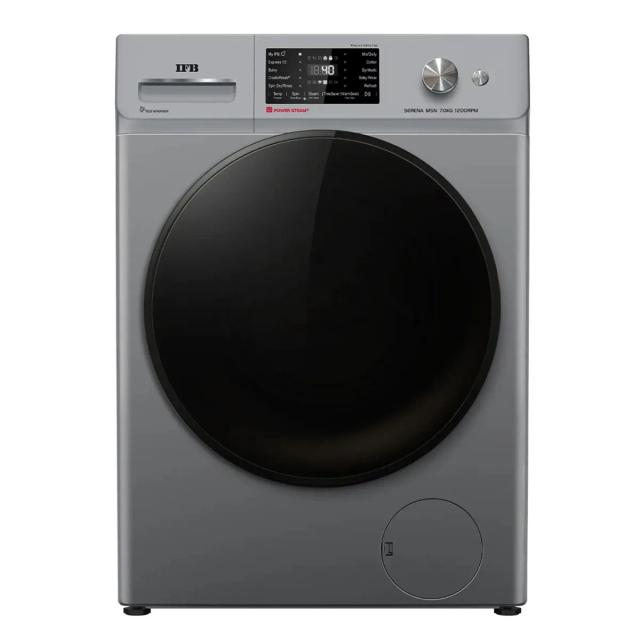 IFB 7 kg 5 Star  Fully Automatic Front Load Washing Machine Serena MBN 7012K Metallic Silver