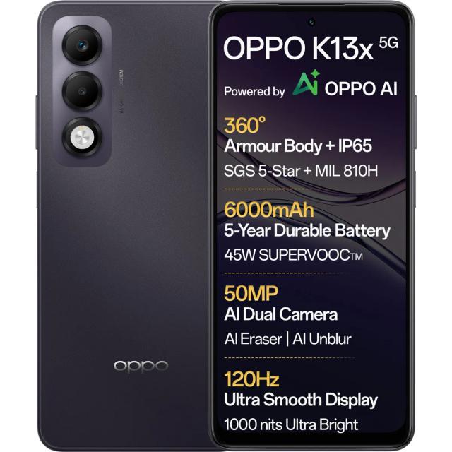 Oppo K13x 5G 4GB 128GB Midnight Violet