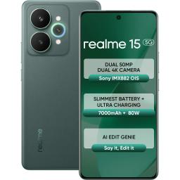 Realme 15 5G 8 GB 256 GB Velvet Green