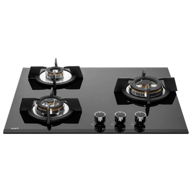 Kaff KH 60 BR 31 3 Burners Automatic Glass Hob