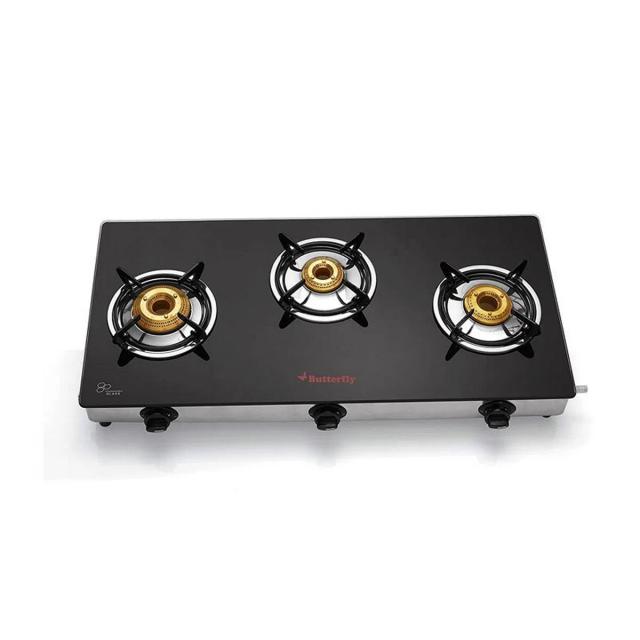 Butterfly Radiant Gas Stove 3 Burner